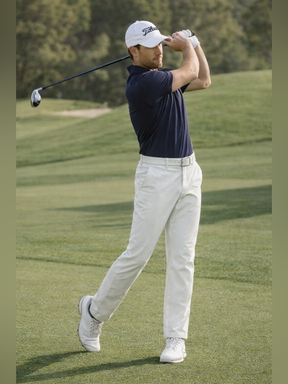 Willit White Performance Trouser Pant 34x30 Golf Lightweight Travel